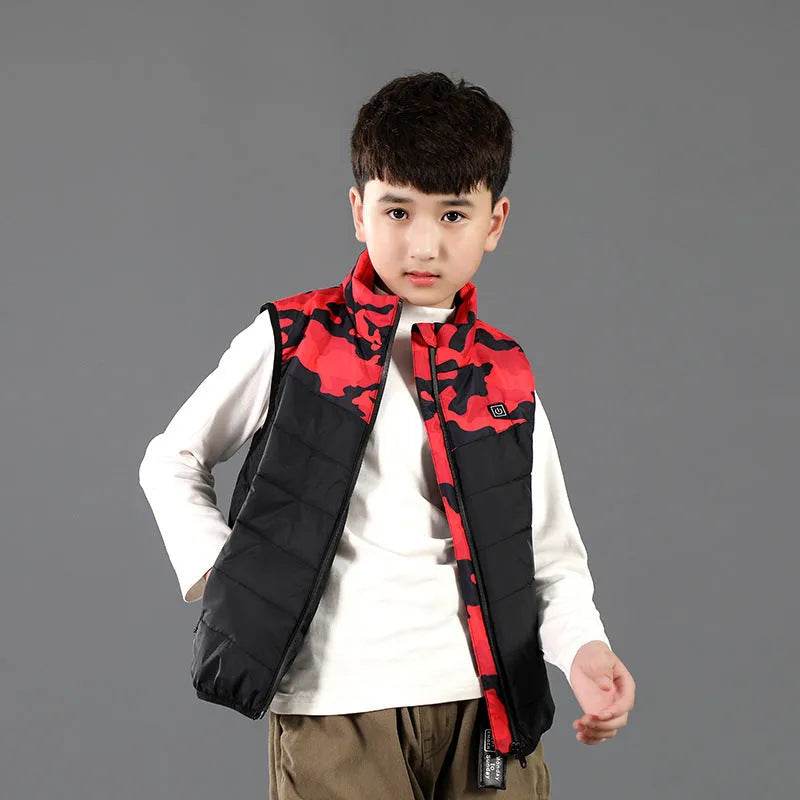 Children Thermal Winter Vest Jacket Outwear Boy Girl Kids - www.Shopthatapp.com