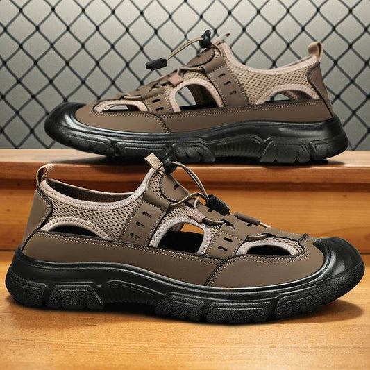 Summer Beach Hole Wading Rotating Button Sandals Men's Casual Shoes - www.Shopthatapp.com