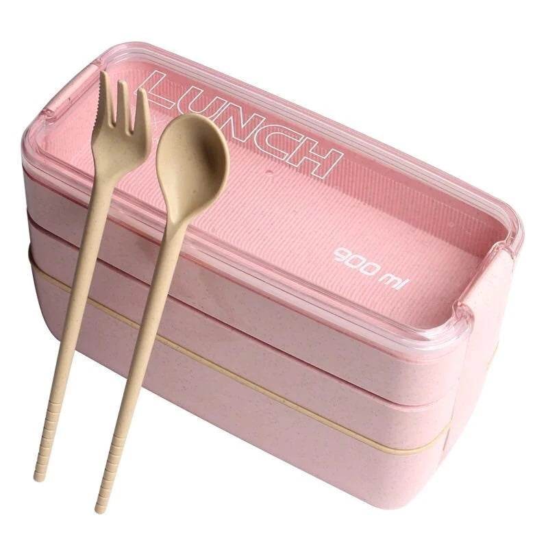 Microwave-Safe Multi Layer Lunch Box for Kids - www.Shopthatapp.com