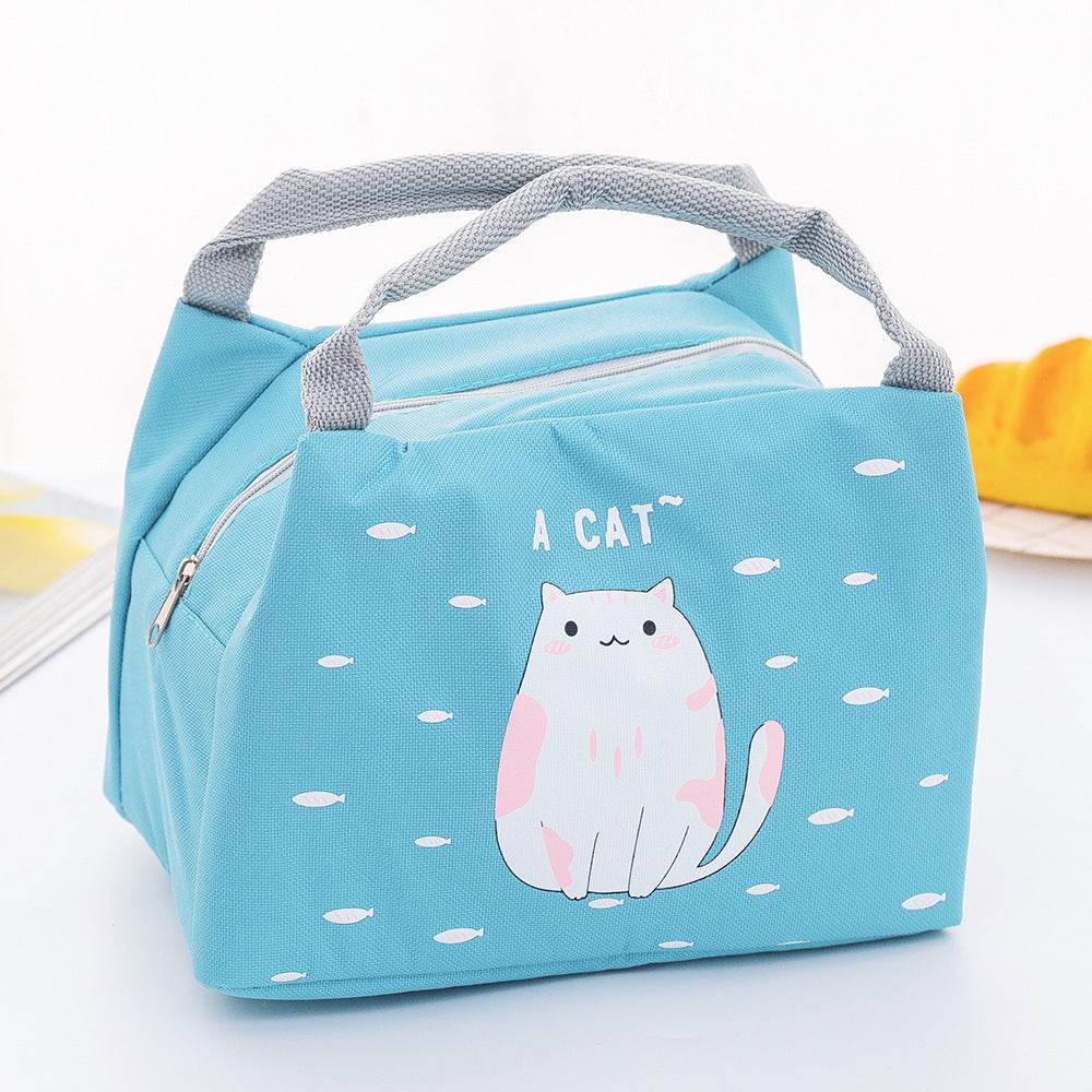 Cute Cartoon Lunch Bag – Insulated for Kids & Students - www.Shopthatapp.com