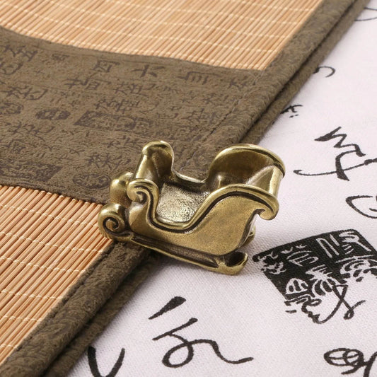 Christmas Sled Creative Antique Reproduction Distressed Ornaments Brass Crafts - www.Shopthatapp.com