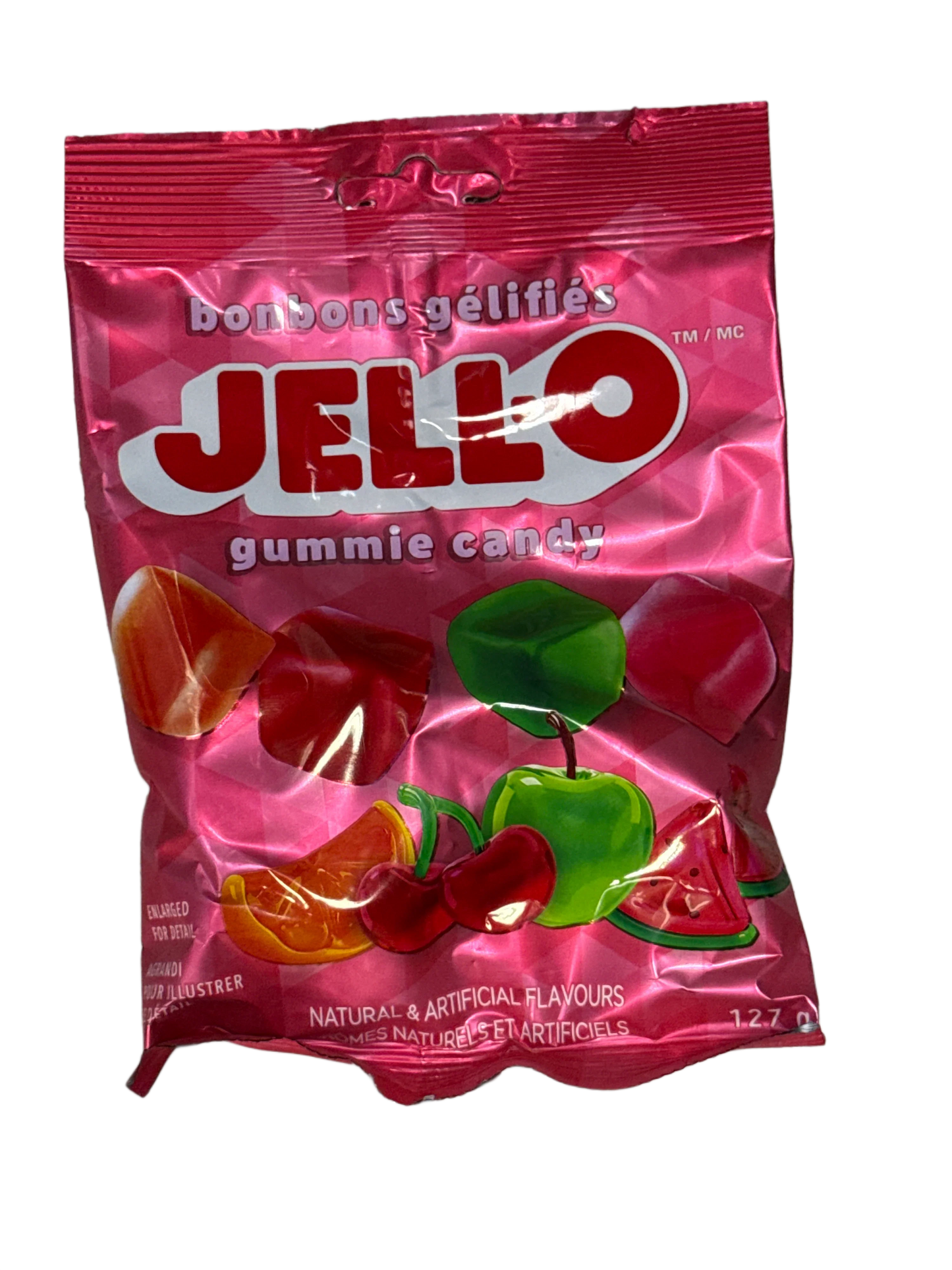 JELL-O Gummy Candy Cubes 127G - Canadian Edition - www.Shopthatapp.com