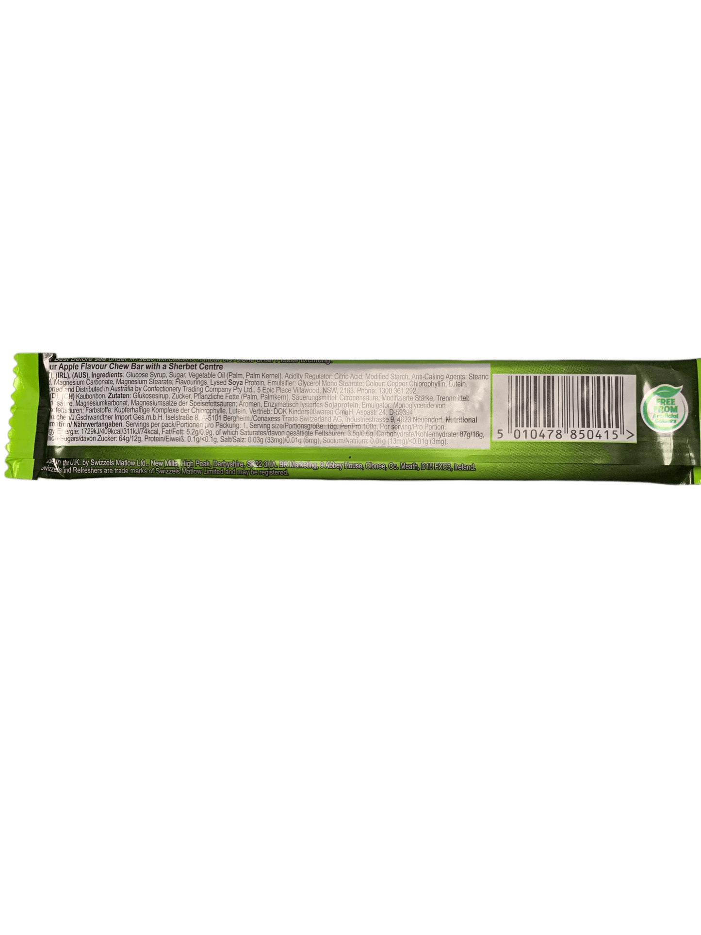 Swizzels Refreshers Sour Apple Flavour 18G - U.K Edition - www.Shopthatapp.com