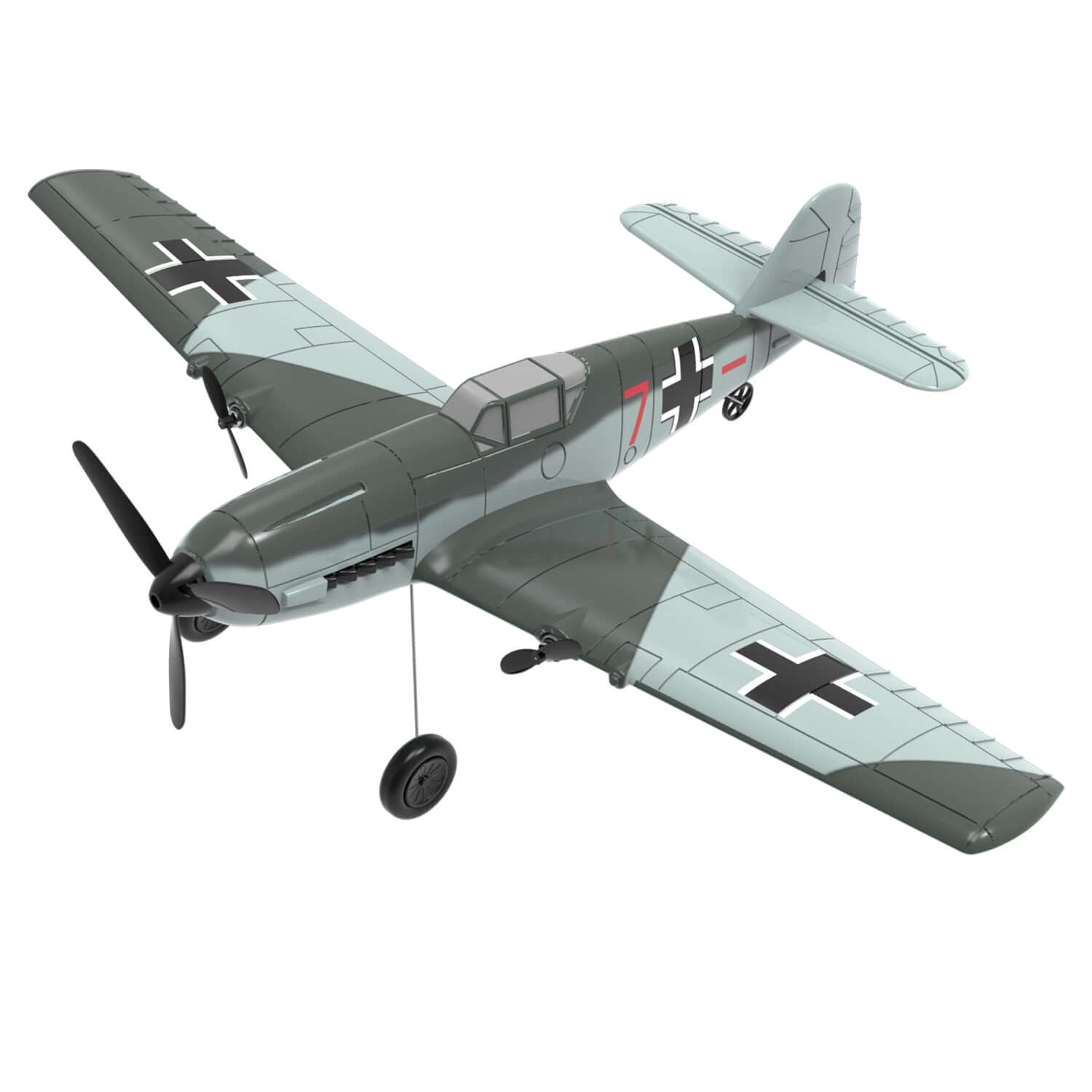 Volantex RC BF109 E 3CH RTF w/ Gyro, EPP, Grey, Beginner-Friendly - www.Shopthatapp.com