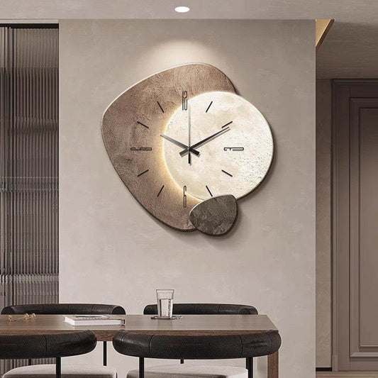 Lucky Stone Restaurant Clock Wall Clock - www.Shopthatapp.com