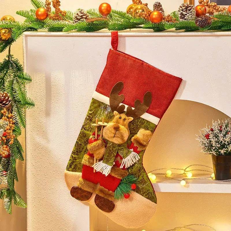 Christmas Decorations Large Cartoon Candy Bag - www.Shopthatapp.com