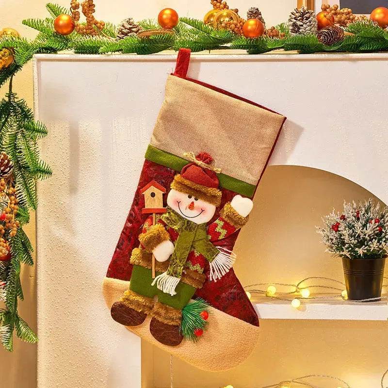 Christmas Decorations Large Cartoon Candy Bag - www.Shopthatapp.com