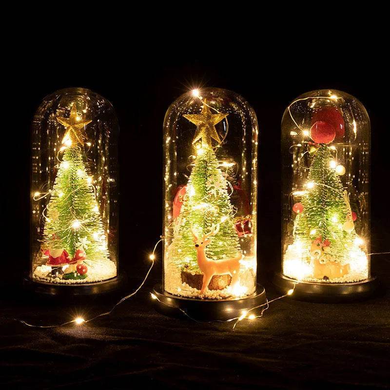 Creative Christmas Gifts Cedar Window Decorations - www.Shopthatapp.com