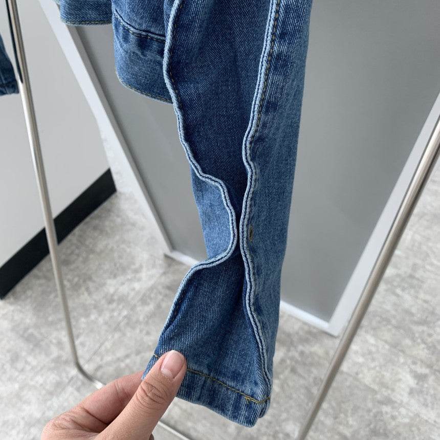 Design Loose Denim Jacket For Women - www.Shopthatapp.com