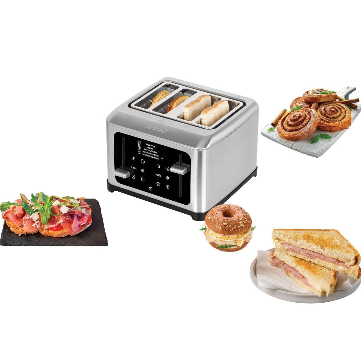 4-Slice Touchscreen Toaster-Kitchen appliance-www.Shopthatapp.com-Snake Oil Guru