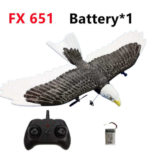 405mm Wingspan Eagle RC Aircraft - 2.4G Remote Control Foam Glider for Kids - www.Shopthatapp.com #