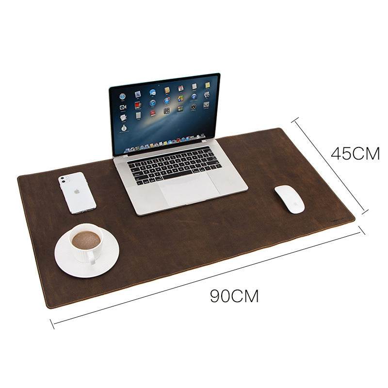 Extra large non-slip computer desk pad - Leather Pad