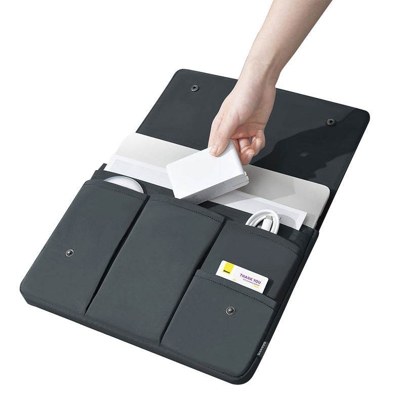 Black and white laptop bag laptop protective cover - www.Shopthatapp.com