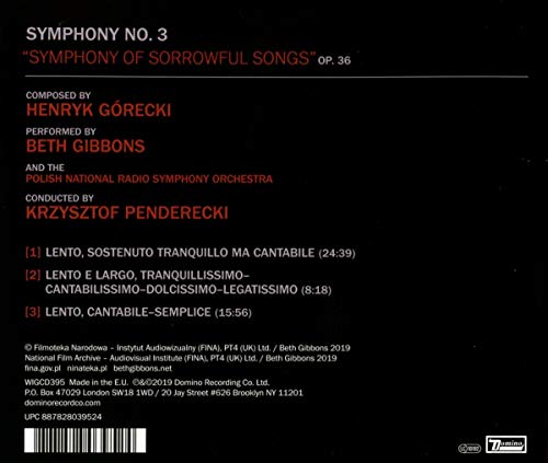 Beth Gibbons / Henryk Górecki: Symphony No. 3 - CD - www.Shopthatapp.com