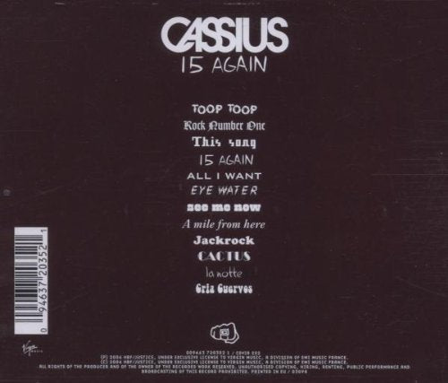 Cassius / 15 Again - CD (Used) - www.Shopthatapp.com