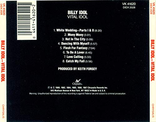 Billy Idol / Vital Idol - CD (Used) - www.Shopthatapp.com