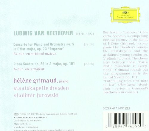 Beethoven: Piano Concerto No. 5, 'Emperor' /Piano Sonata No. 28 in A - www.Shopthatapp.com