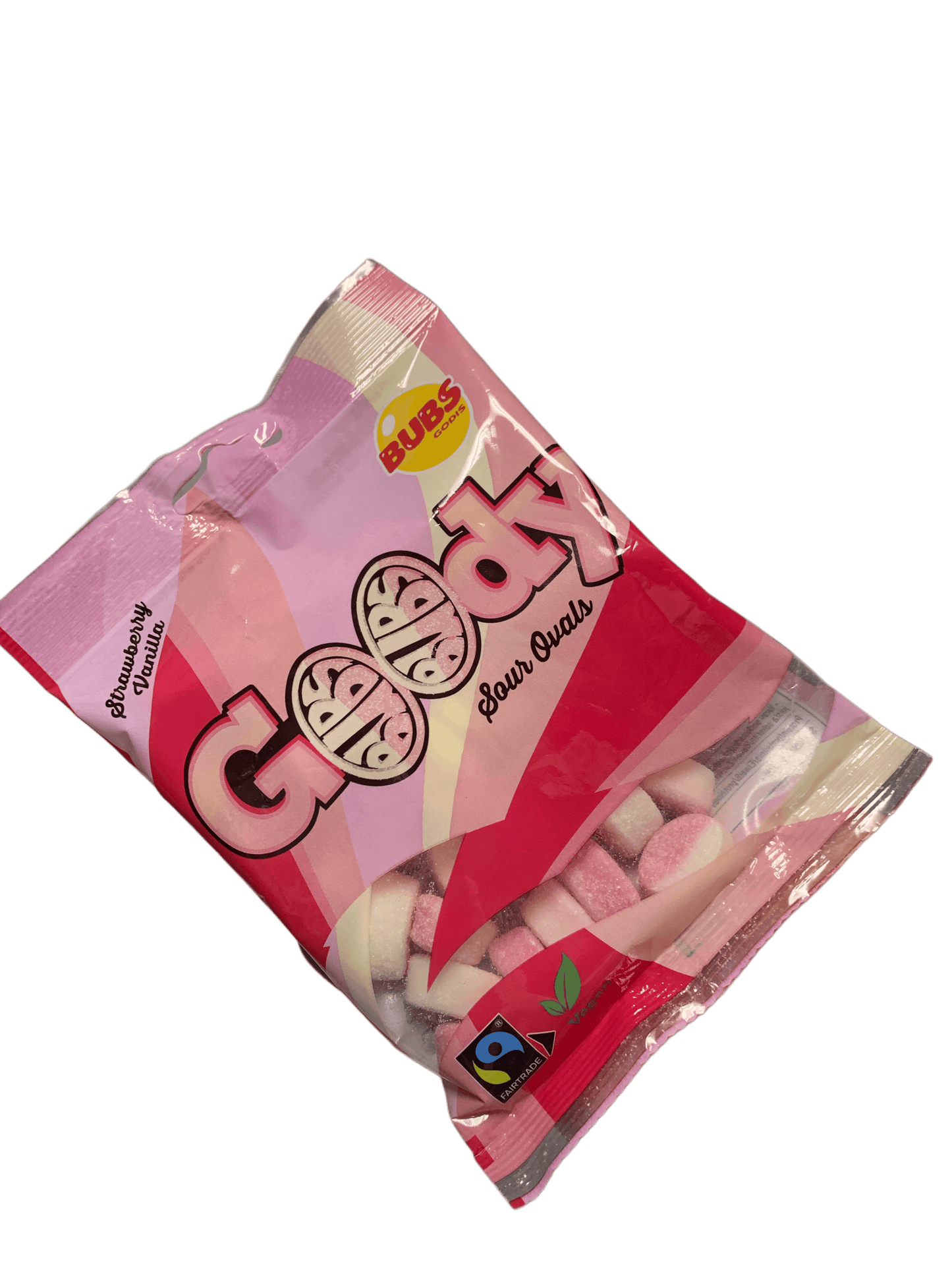 BUBS Godis Goody Strawberry Vanilla Candy Bag 90G - Swedish Edition - www.Shopthatapp.com