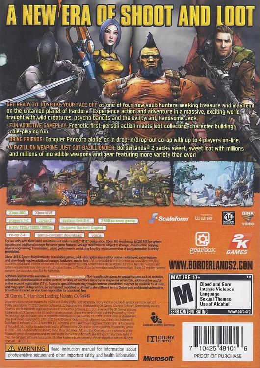 Borderlands 2 (usagé) - www.Shopthatapp.com