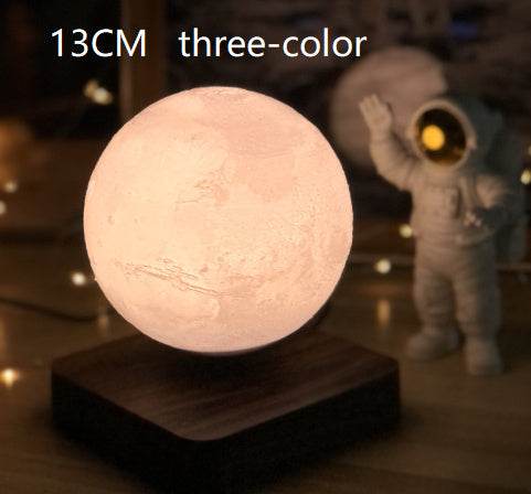 Magnetic Levitation Table Lamp Moon Light 3D Printing Planet Night Light - www.Shopthatapp.com