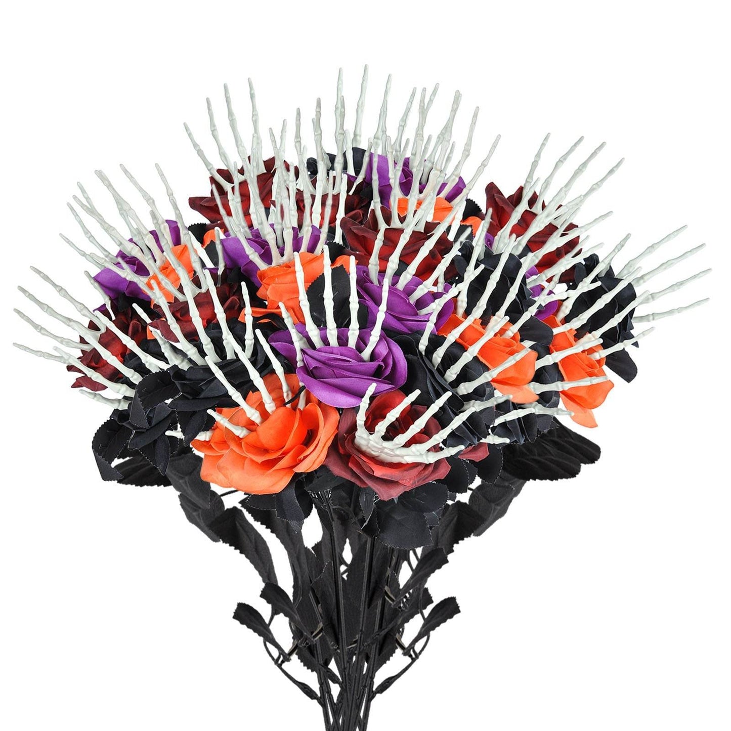Halloween Skull Hand Rose Horror Decoration Ornaments - www.Shopthatapp.com