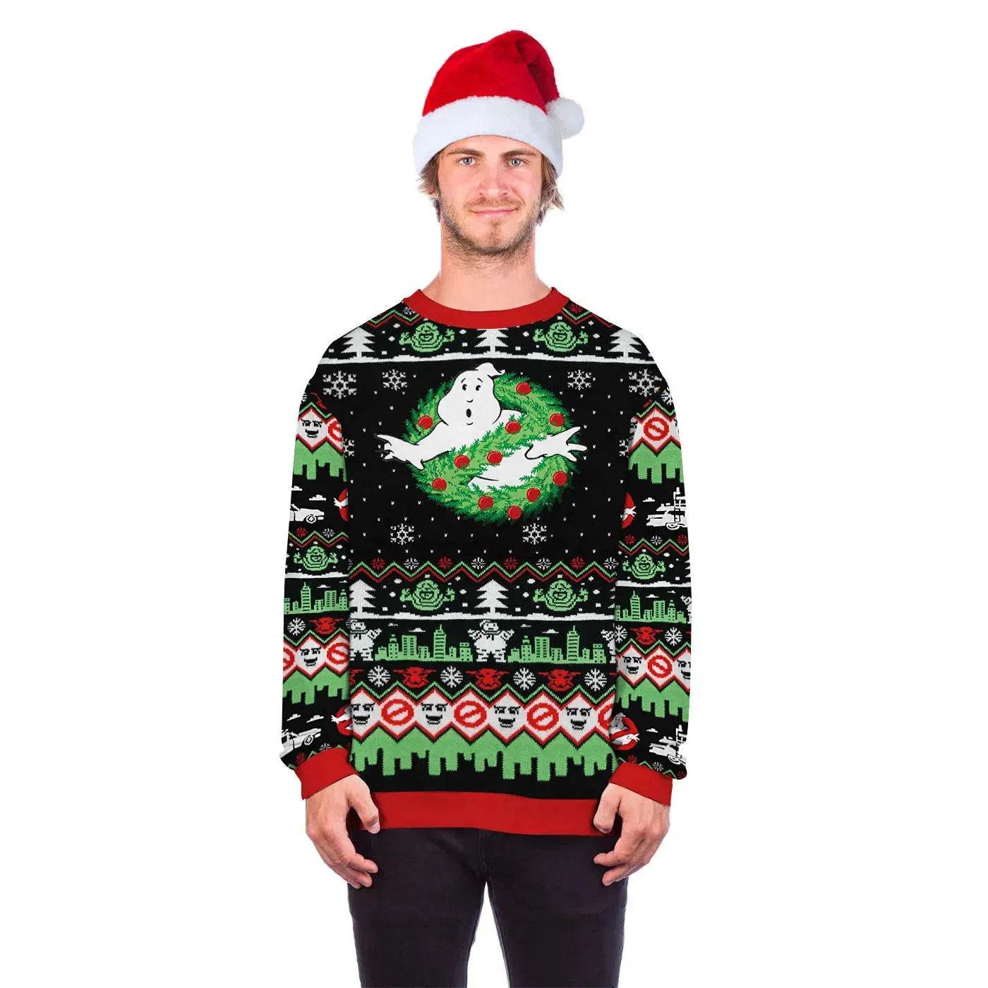 Ugly Funny Christmas print Knit Couple sweater - www.Shopthatapp.com