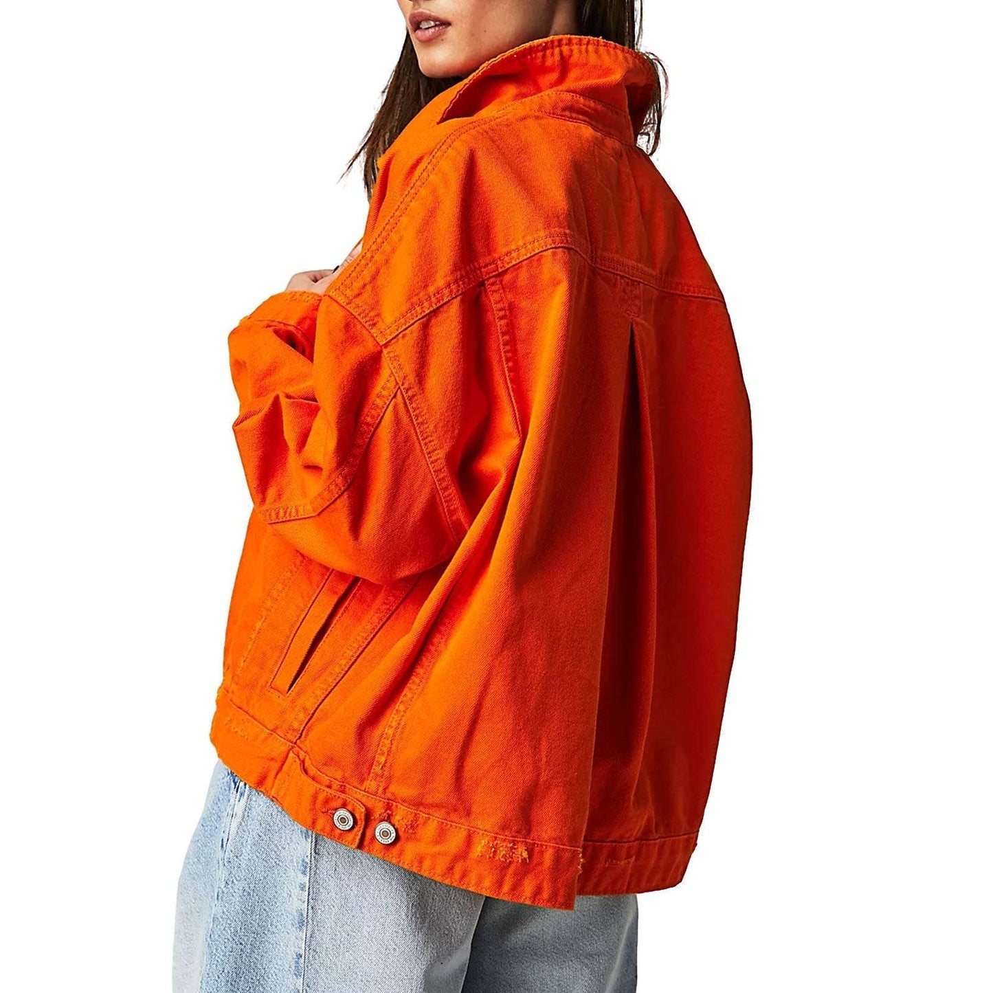 Loose Fashion Denim Jacket for Women - www.Shopthatapp.com