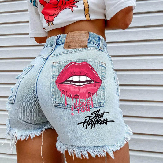 Fashion Ripped Denim Shorts For Women - www.Shopthatapp.com