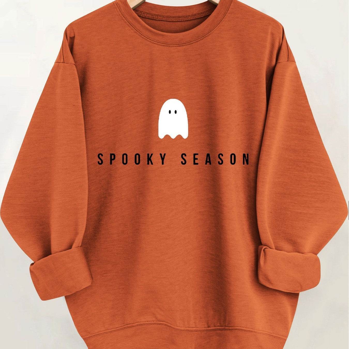 Spooky Season Halloween Graphic Sweatshirt - Women'S Casual - www.Shopthatapp.com