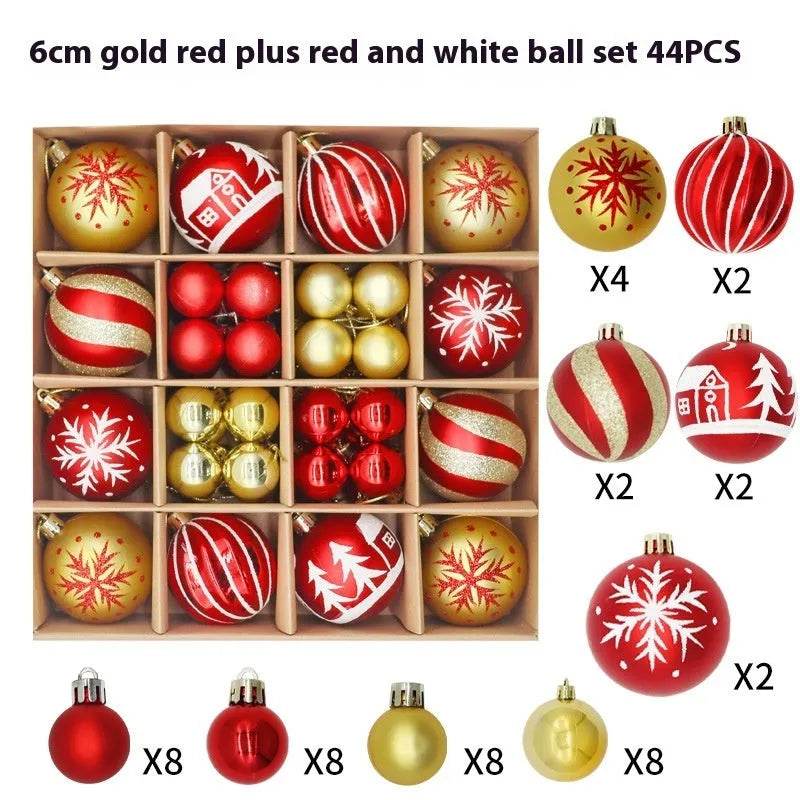 Christmas Decoration 6cm Electroplating Plastic Ball - www.Shopthatapp.com