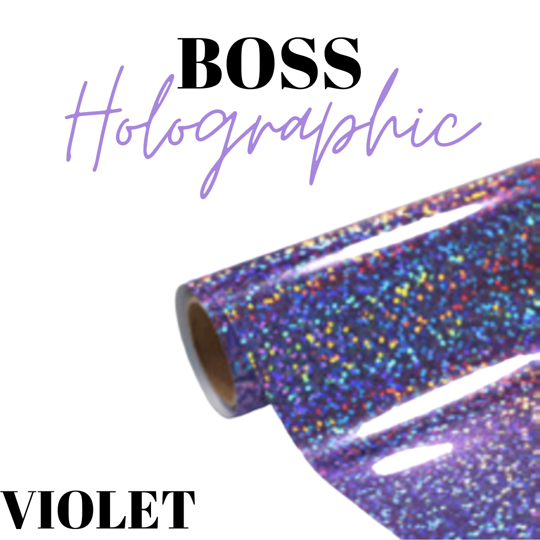 HTV- Boss Holographic - VIOLET - www.Shopthatapp.com