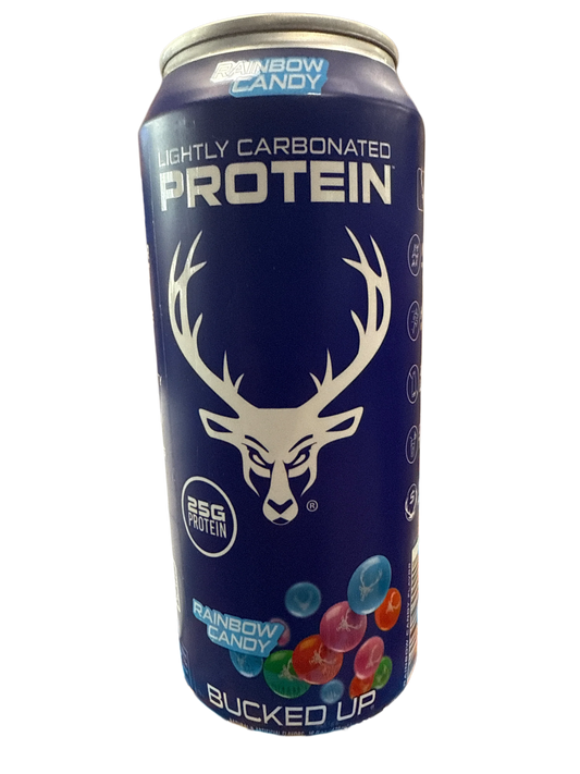 Bucked Up Lightly Carbonated Protein Rainbow Candy Flavoured 473ML - U.S Edition - www.Shopthatapp.com