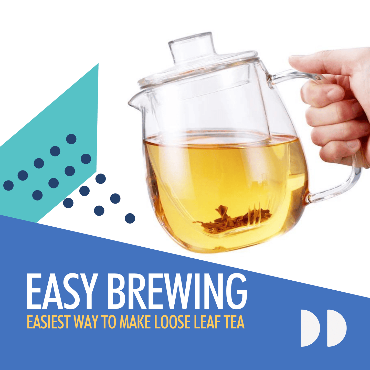 Glass Tea Infuser Teapot 600 ml - www.Shopthatapp.com