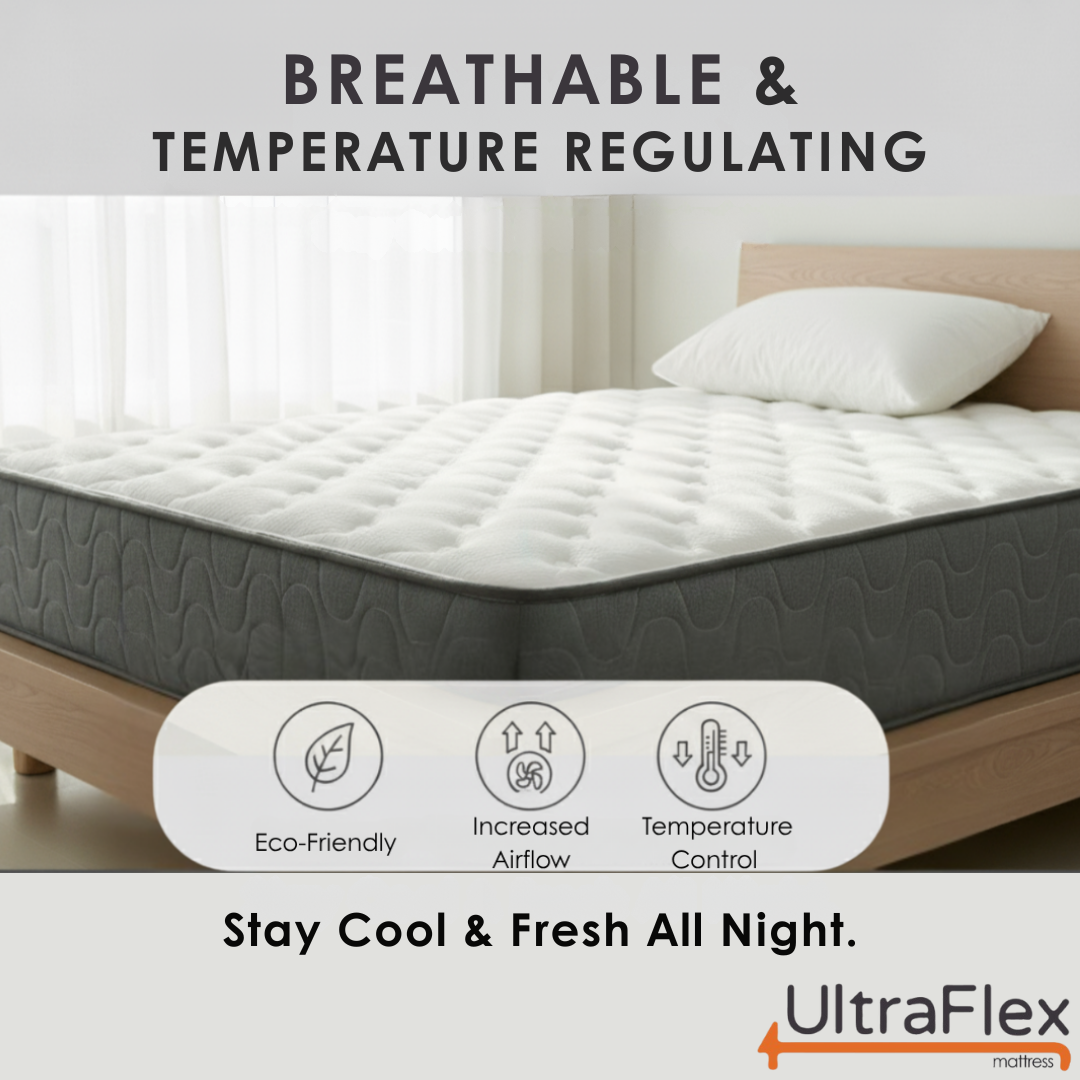 UltraFlex® STELLAR Medium Firm – Premium Orthopedic Mattress with Cooling Gel, High-Density Soy Foam & Quilted Top | Made in Canada - www.Shopthatapp.com