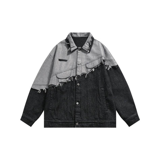 Lapel Denim Jacket For Men And Women - www.Shopthatapp.com