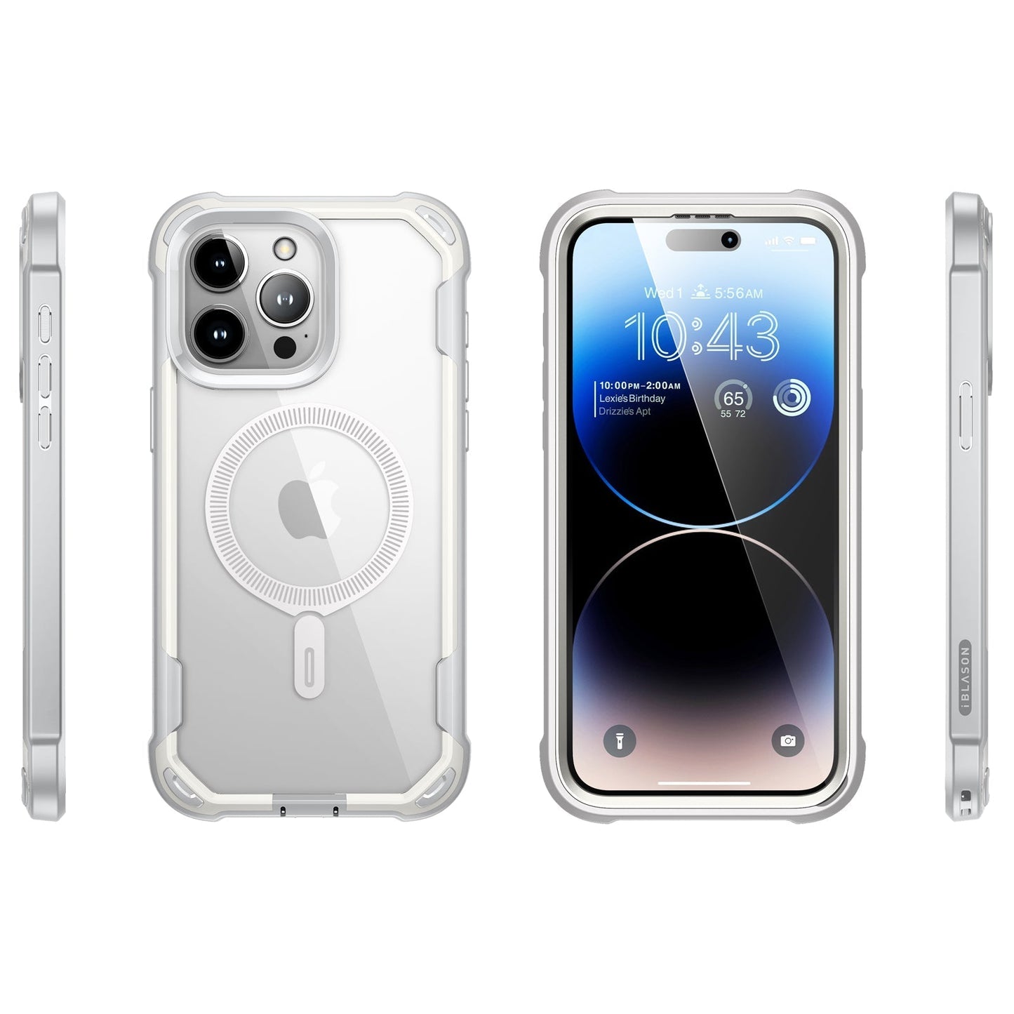 Coque Ares Mag pour iPhone 15 Pro Max – Blanc