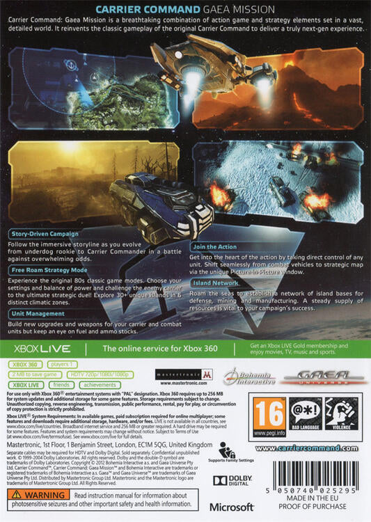 Carrier Command: Gaea Mission (usagé) - www.Shopthatapp.com