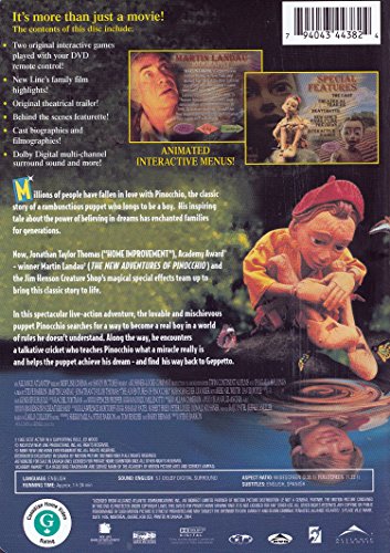 Adventures of Pinocchio (Widescreen/Full Screen)