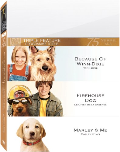 Because of Winn-Dixie / Firehouse Dog / Marley & Me (Triple Feature) // Winn-Dixie / Le Chien de la Casserne / Marley et Moi (Programme Triple) (Bilingual) - www.Shopthatapp.com