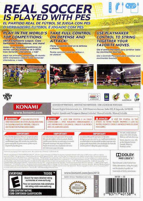 Pro Evolution Soccer 2013 (usagé) - www.Shopthatapp.com