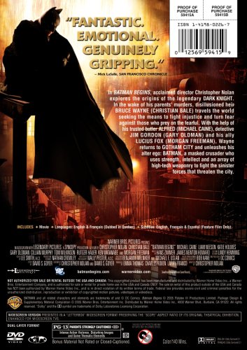 Batman Begins (Widescreen) - DVD (Used) - www.Shopthatapp.com