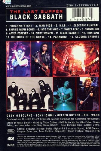 Black Sabbath / The Last Supper: Live 1999 - DVD - www.Shopthatapp.com