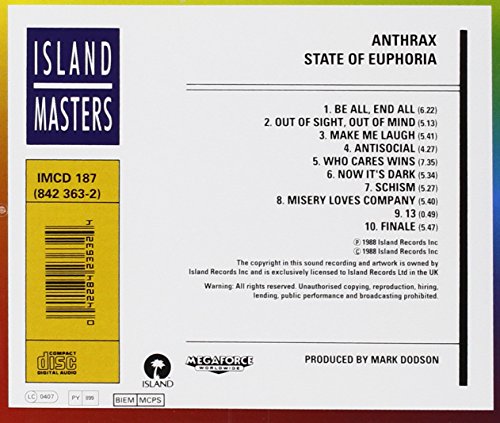 Anthrax / State Of Euphoria - CD