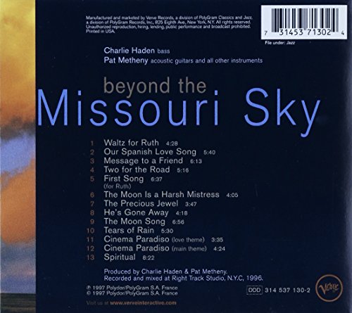 Charlie Haden & Pat Metheny / Beyond The Missouri Sky (Short Stories) - CD (Used) - www.Shopthatapp.com