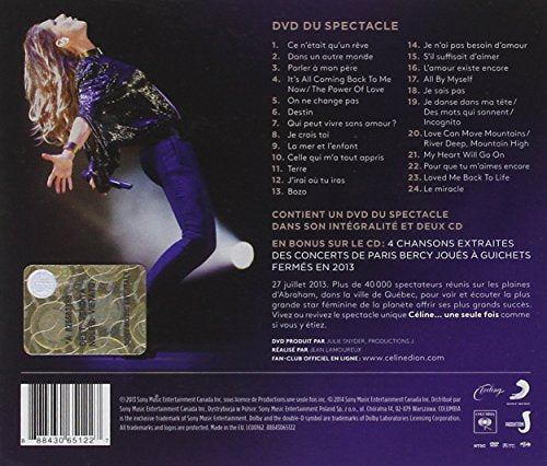 Céline Dion / Céline... Une seule fois (Live 2013) - CD/DVD (Used) - www.Shopthatapp.com