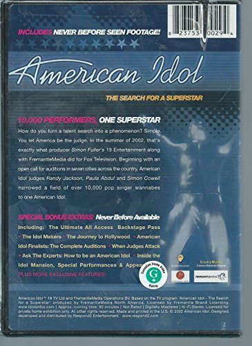 American Idol: The Search for a Superstar - www.Shopthatapp.com