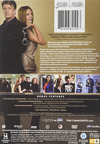 Castle: The Complete Fourth Season - DVD (Used) - www.Shopthatapp.com