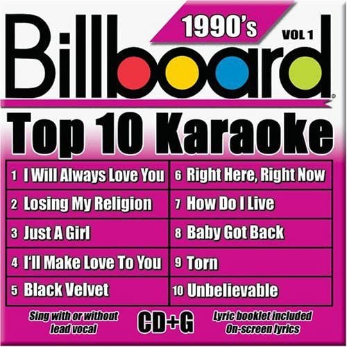 Billboard Top 10 Karaoke - 90's Vol. 1 - www.Shopthatapp.com