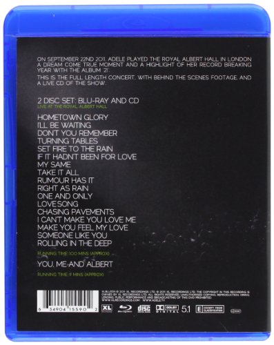 Adele / Live At The Royal Albert Hall - Blu-Ray (Used)