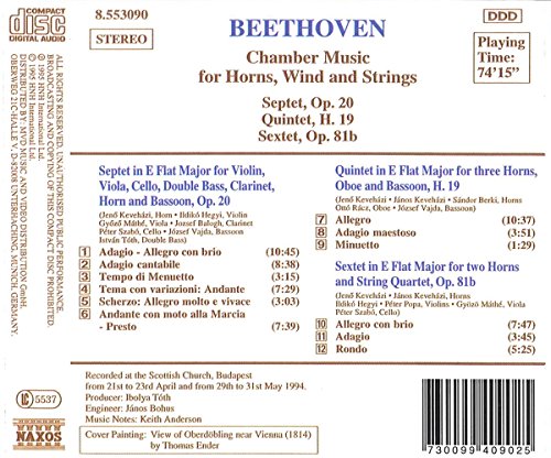 Beethoven: Chamber Music for Horns Winds & Strings - www.Shopthatapp.com
